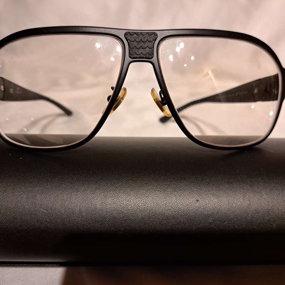Chopard Black and Gold Men's Glasses
